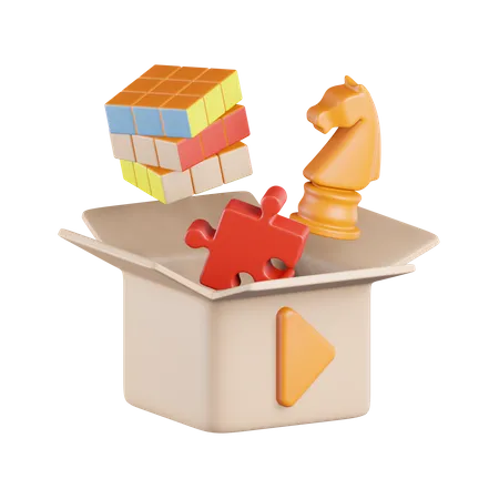 Spielbox  3D Icon