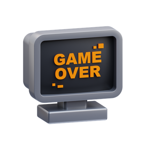 Spiel vorbei  3D Icon