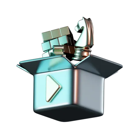Spielbox  3D Icon