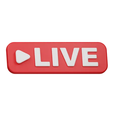 Live-Stream abspielen  3D Icon