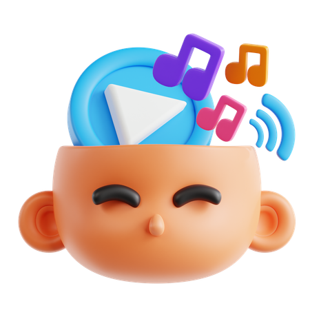 Spiel Musik  3D Icon