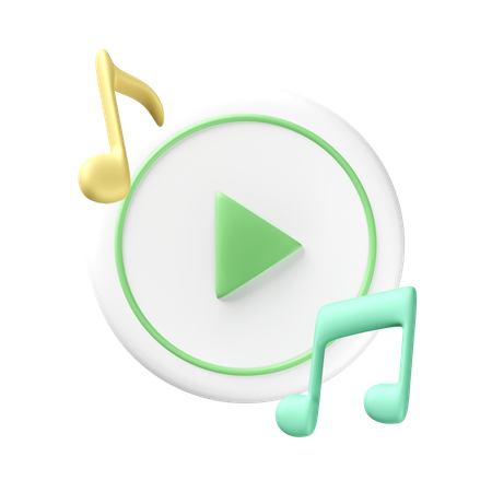 Spiel Musik  3D Icon