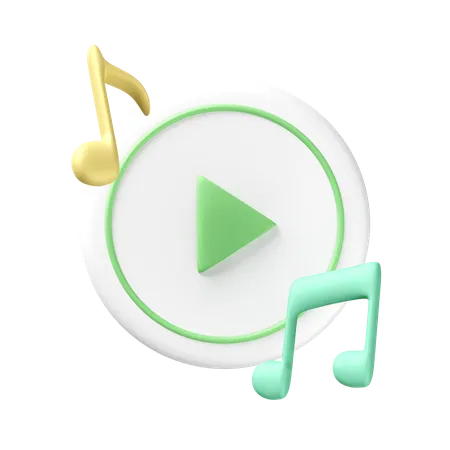 Spiel Musik  3D Icon