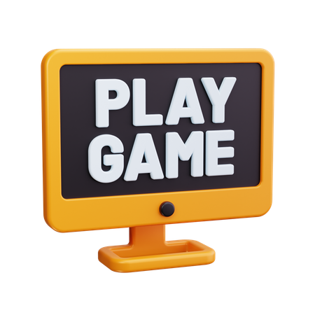 Spiel spielen  3D Icon