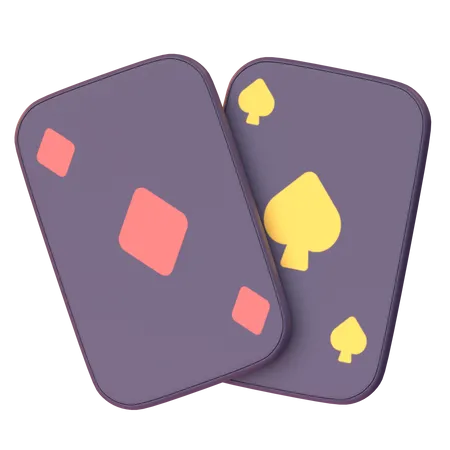 Kartenspielen  3D Icon