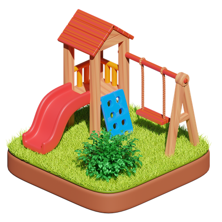 Spielplatz  3D-Symbol