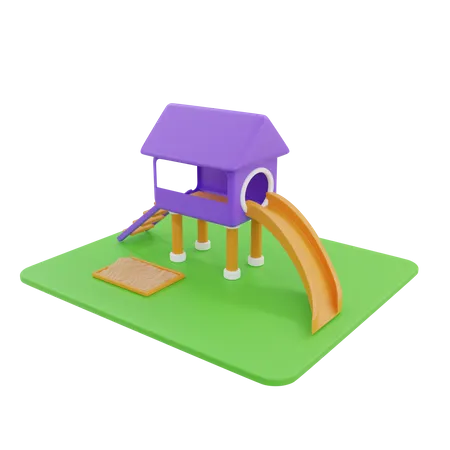 Spielplatz  3D Icon