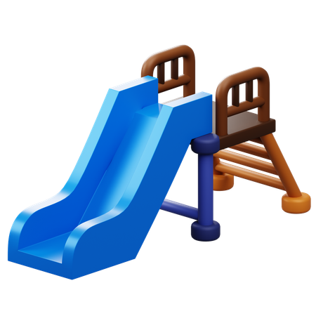 Spielplatz Rutsche  3D Icon