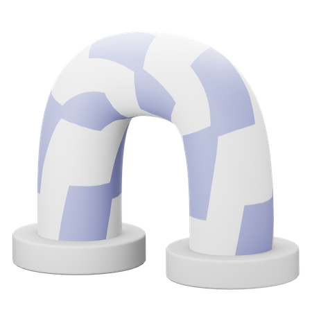 Spielplatztunnel  3D Icon