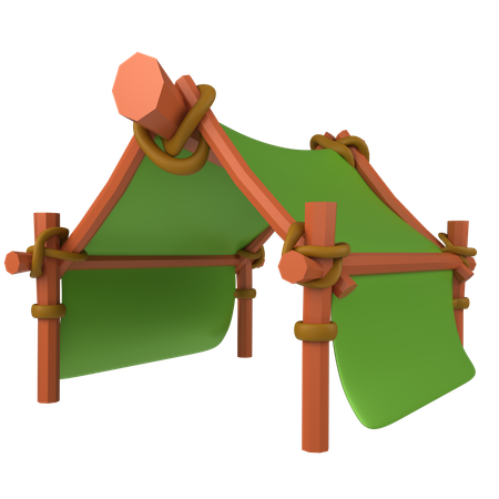 Spielzelt  3D Icon