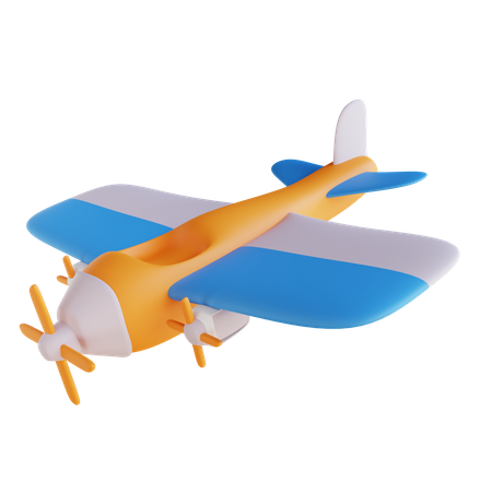 Spielzeug flugzeug  3D Icon