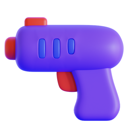 Spielzeug-Strahlenpistole  3D Icon