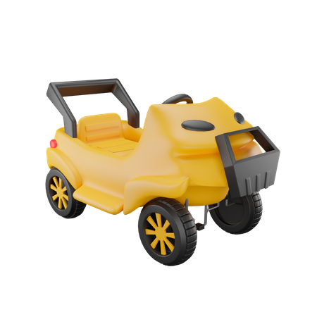 Spielzeugauto Smart Cross  3D Illustration