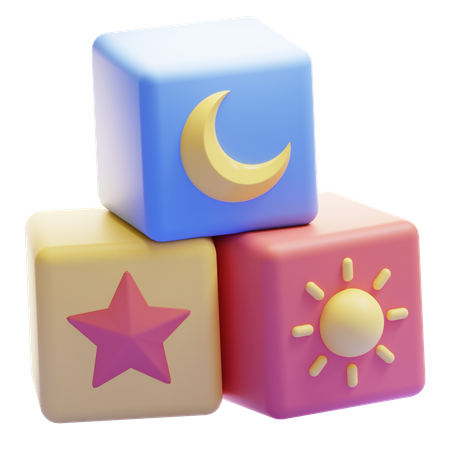 Spielzeugblock  3D Icon