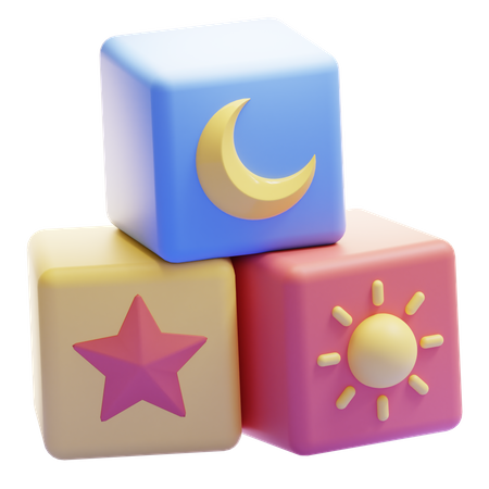 Spielzeugblock  3D Icon