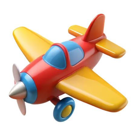 Spielzeugflugzeug  3D Icon