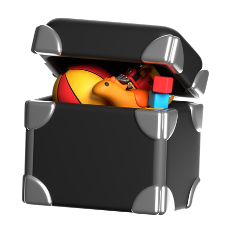 Spielzeugtruhe  3D Icon