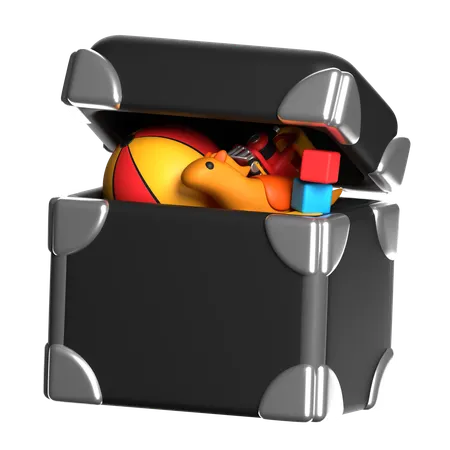 Spielzeugtruhe  3D Icon