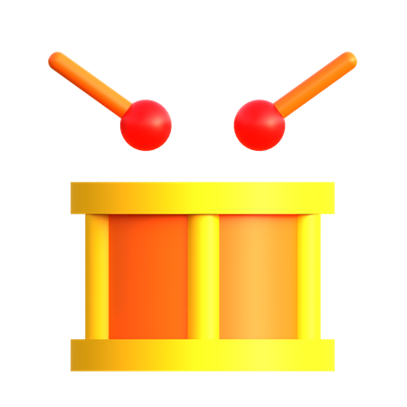 Spielzeugtrommel  3D Icon