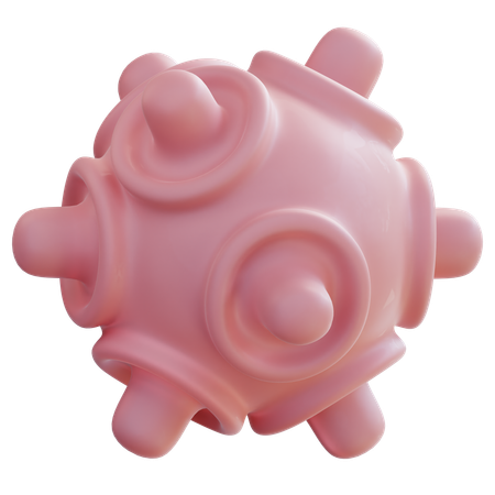 Spiked Ball  3D Icon