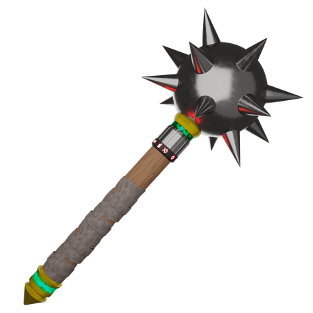 Spiked Mace  3D Icon