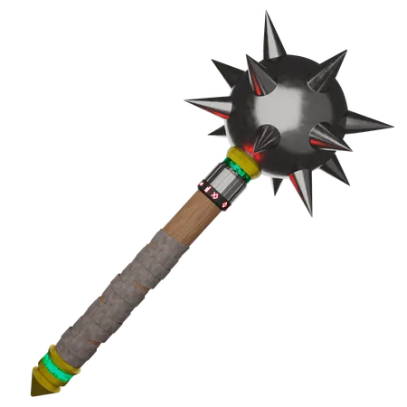 Spiked Mace  3D Icon