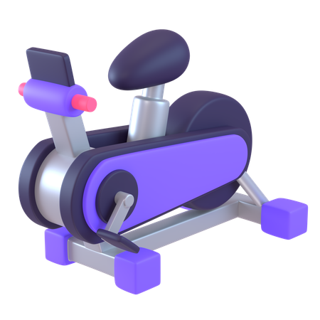 Spin Bike  3D Icon