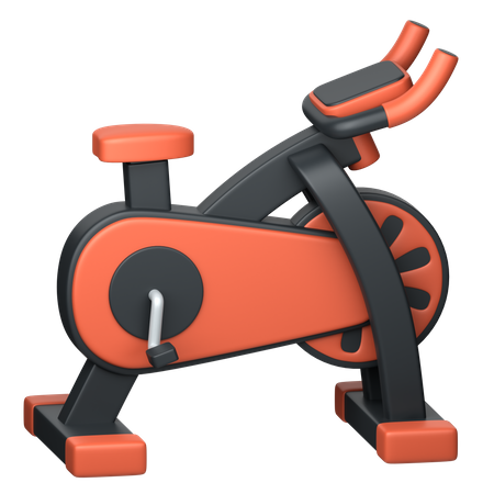 Spin Bike  3D Icon