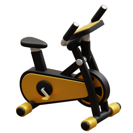 Spin Bike  3D Icon