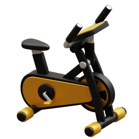 Spin Bike  3D Icon
