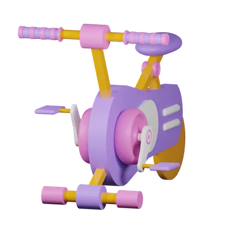 Spin Bike  3D Icon