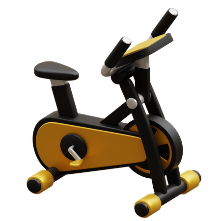 Spin Bike  3D Icon