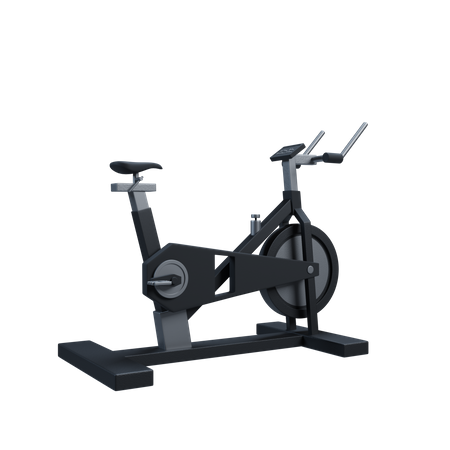 Spin Bike  3D Illustration