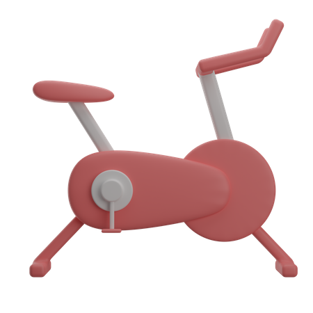 Spin Bike 3D Illustration