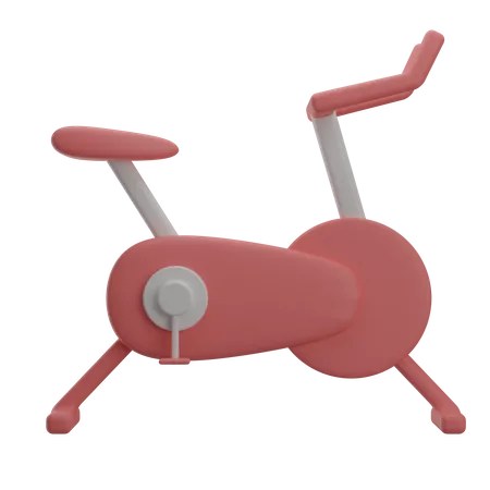 Spin Bike  3D Illustration