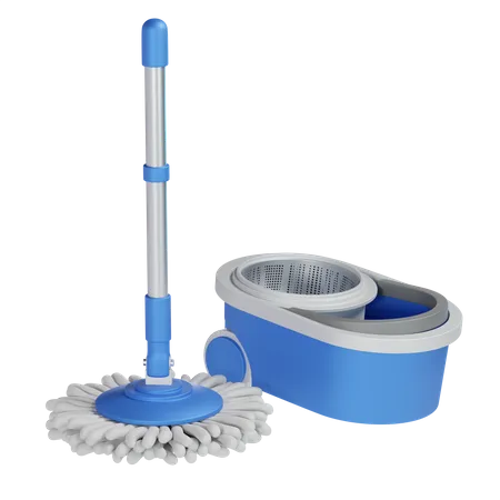 Spin Mop  3D Icon