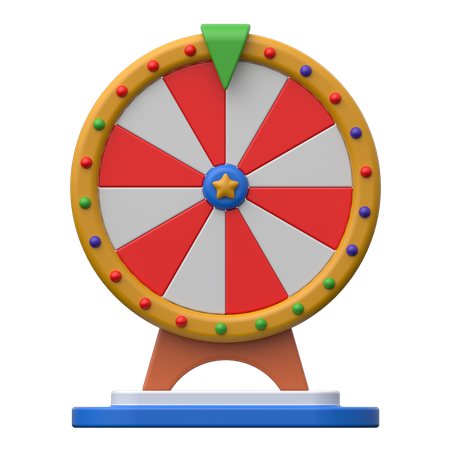 Spin Wheel  3D Icon