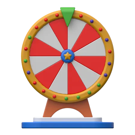 Spin Wheel  3D Icon