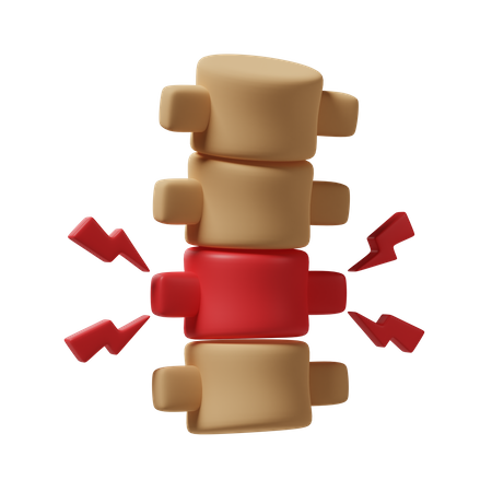 Spinal Injury  3D Icon