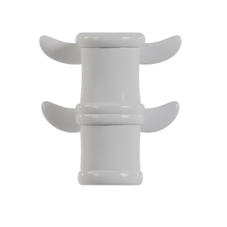 Spine  3D Icon