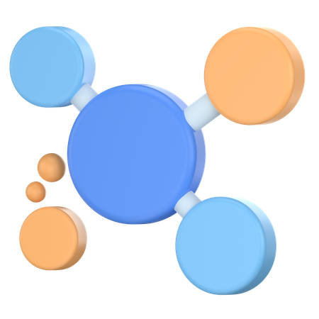 Spinnendiagramm  3D Icon