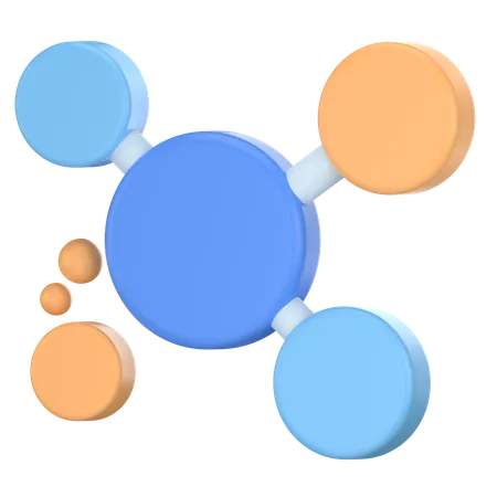 Spinnendiagramm  3D Icon