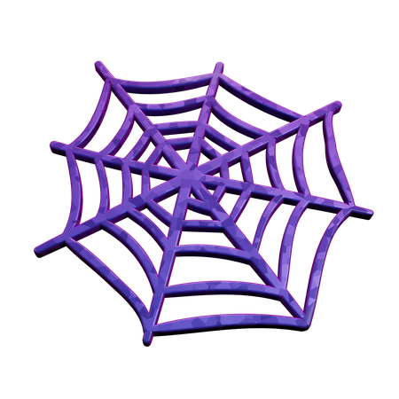Spinnennetz  3D Illustration
