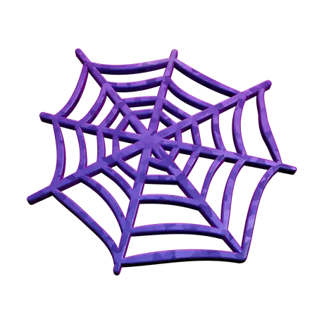 Spinnennetz  3D Illustration