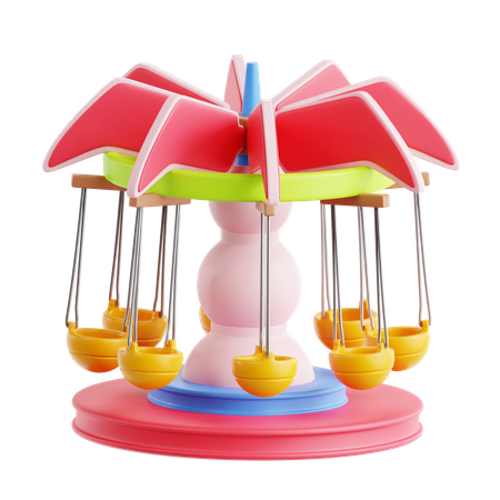 Spinning Swing  3D Icon