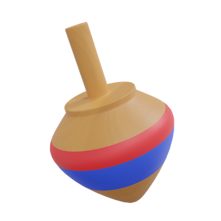 Spinning Top  3D Icon