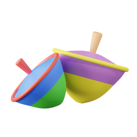 Spinning Top 3D Icon