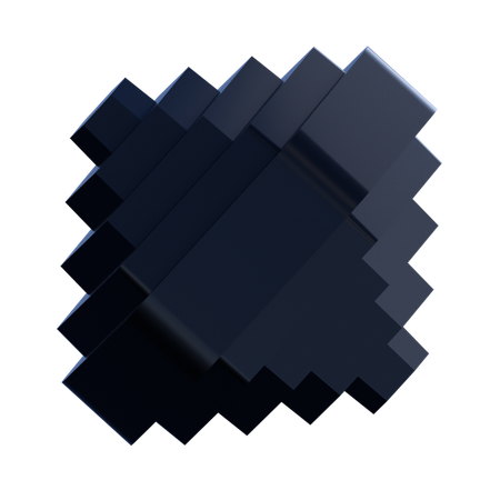こま抽象  3D Icon