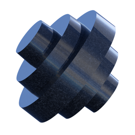 こま抽象  3D Icon