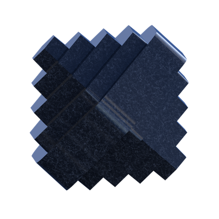 こま抽象  3D Icon